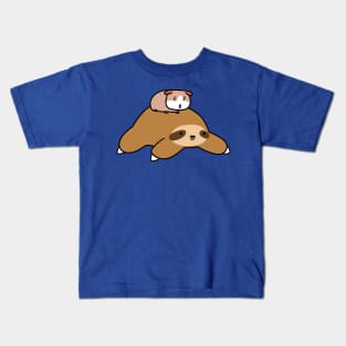 Sloth and Guinea Pig Kids T-Shirt